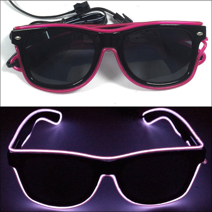 Light Up LED Glow Sunglasses – Fun & Flashy Neon Party Shades