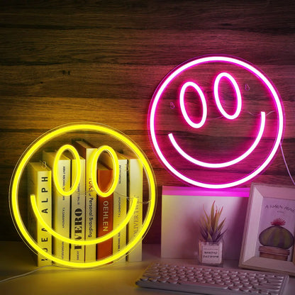 Smiley Face Neon Signs – Fun and Cheerful Vibes