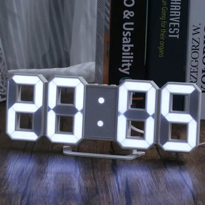 3D LED Digital Alarm Clock – Modern Time Display