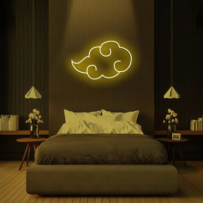 Iconic Neon Anime Cloud - LED Wall sign