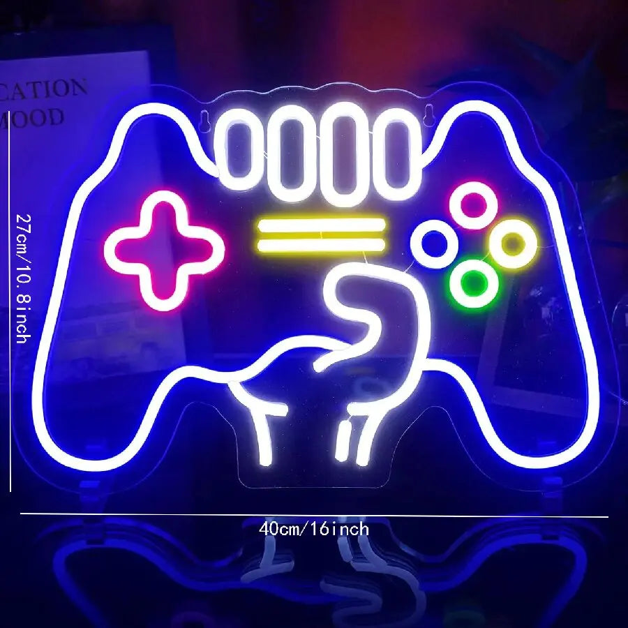 Game Room Neon Signs – Vibrant LED Wall Decor for Gamers