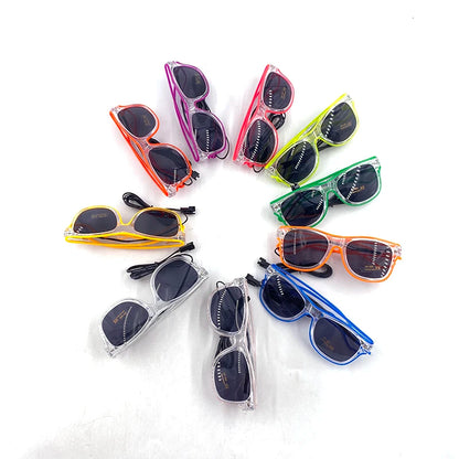 Light Up LED Glow Sunglasses – Fun & Flashy Neon Party Shades