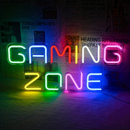 Game Room Neon Signs – Vibrant LED Wall Decor for Gamers