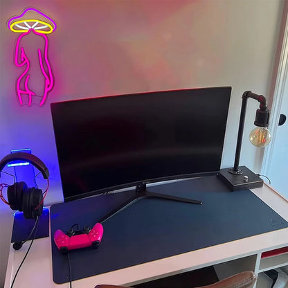 Mushroom Lady Neon LED Sign – Artistic LED Wall Decor