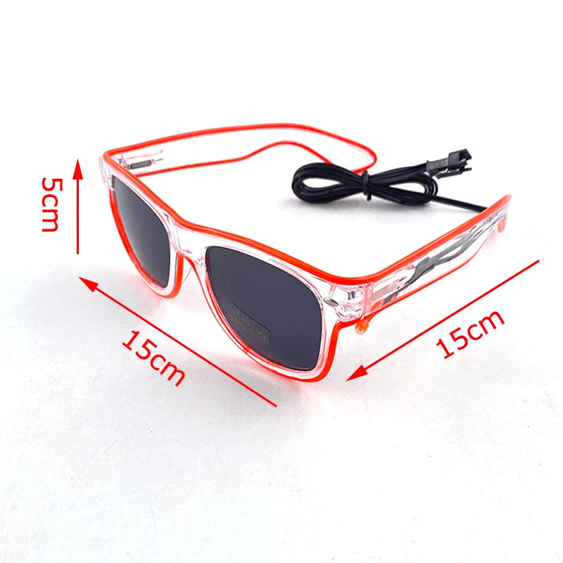 Light Up LED Glow Sunglasses – Fun & Flashy Neon Party Shades