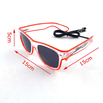 Light Up LED Glow Sunglasses – Fun & Flashy Neon Party Shades