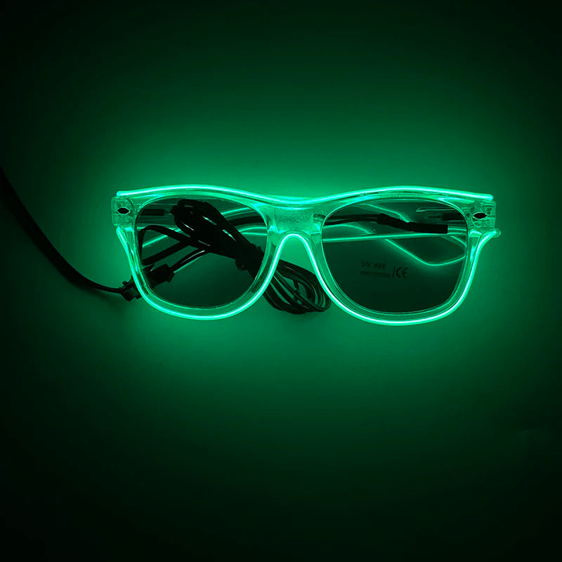 Light Up LED Glow Sunglasses – Fun & Flashy Neon Party Shades
