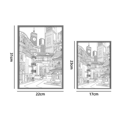 Lo-Fi City LED Light Painting