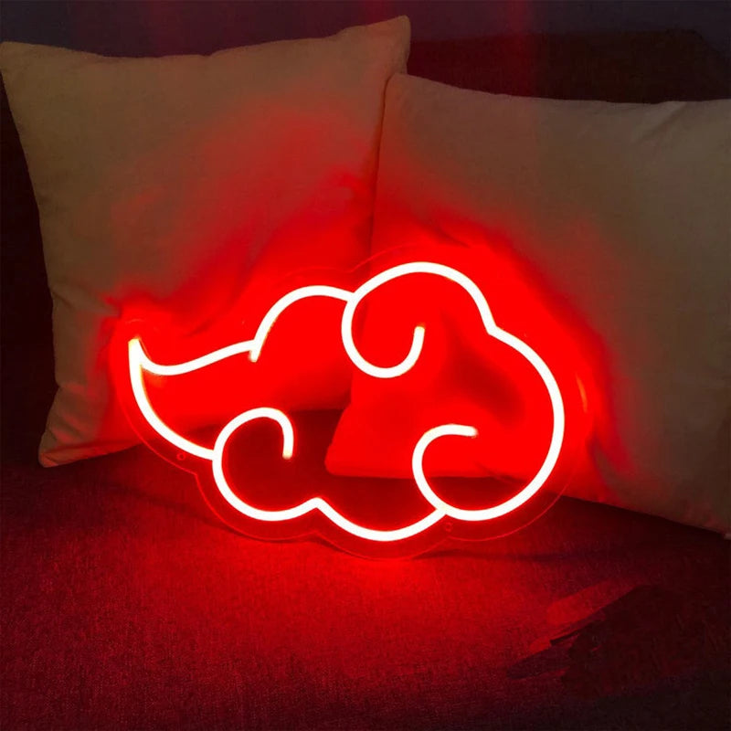 Iconic Neon Anime Cloud - LED Wall sign